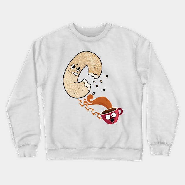 Coffee Meets Bagel Crewneck Sweatshirt by JaunzemsR